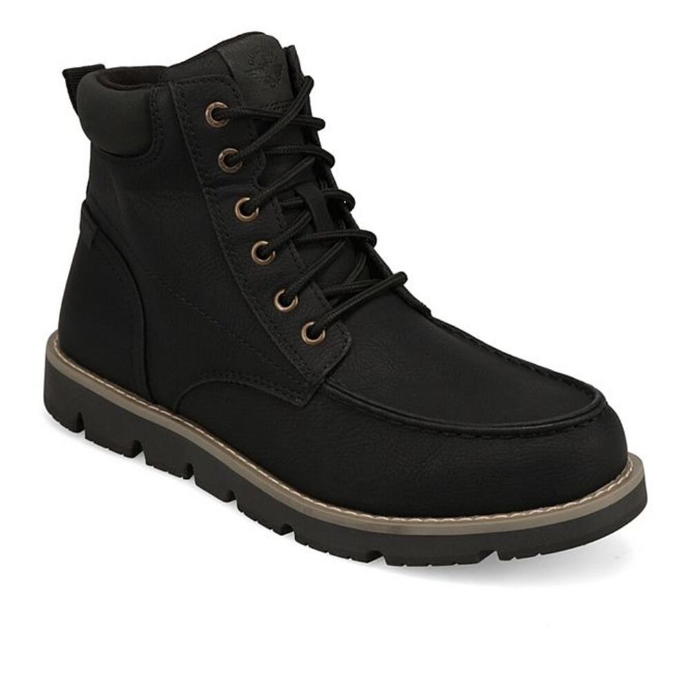 NEW! Dockers® Davis Men's Casual Ankle Lace Up Chukka Boots Black US 10M